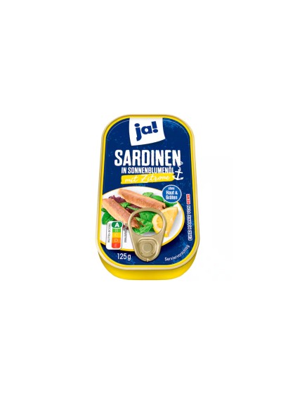 Sardine ja zitrone 125g