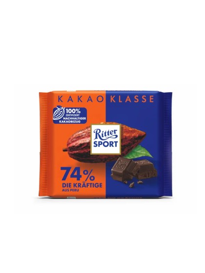 Ritter Sport 74cacao 100g