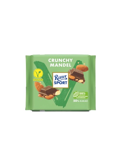 Ritter Sport crunchy mandel vegan 100g