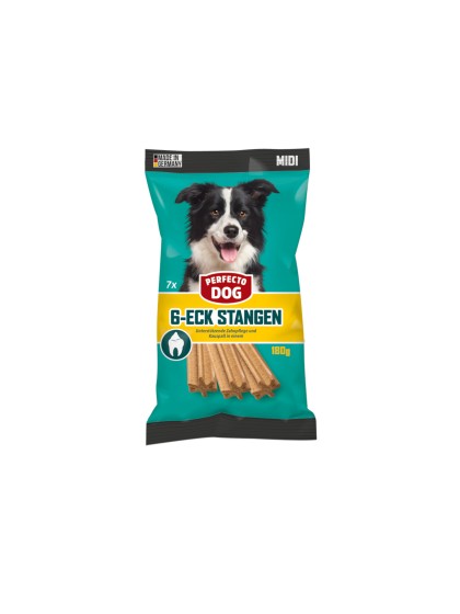 Perfecto Dog 6Eck Stangen MIDI 7 buc 180g