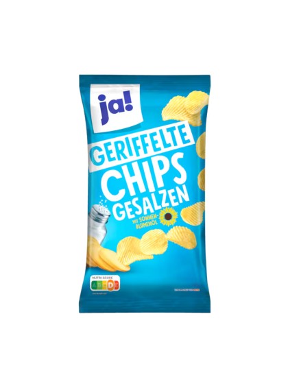 Ja Riffelchips sare 200g