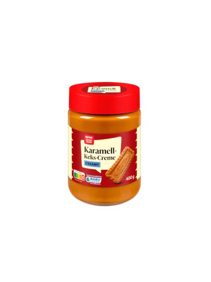 Crema tartinabila Rewe biscuiti caramel creamy 400g