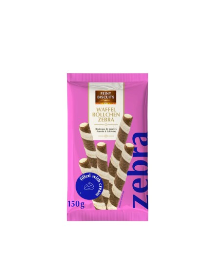 Rulouri napolitane Zebra 150g