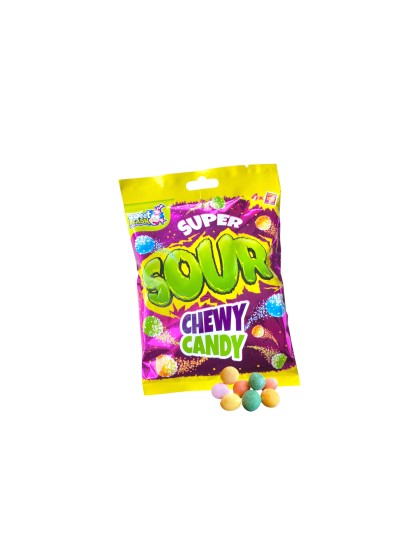 Super Sour Chewy Candy 60g