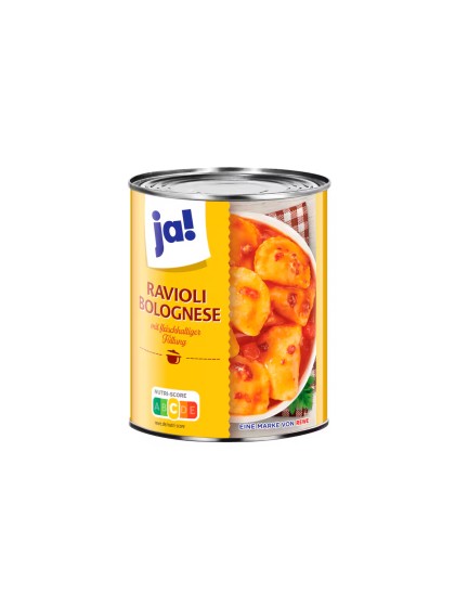 Ravioli Bolognese Ja 800g