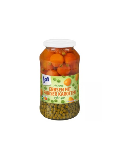 Ja mazare cu morcovi 660g