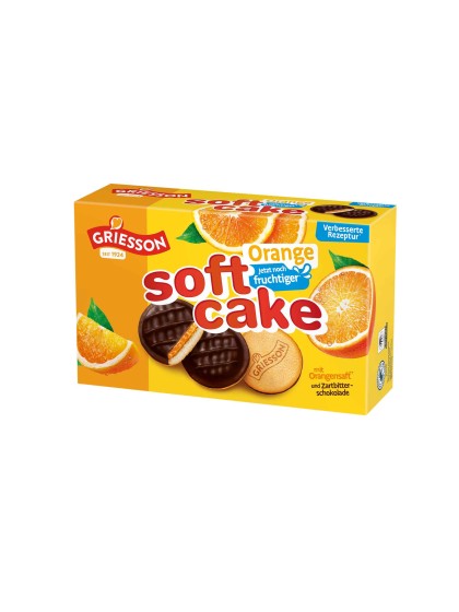 Griesson Soft Cake orange cioc neagra 300g