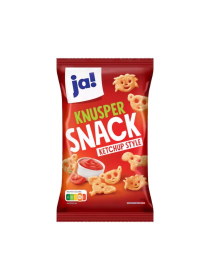 Ja knusper snack ketchup 125g