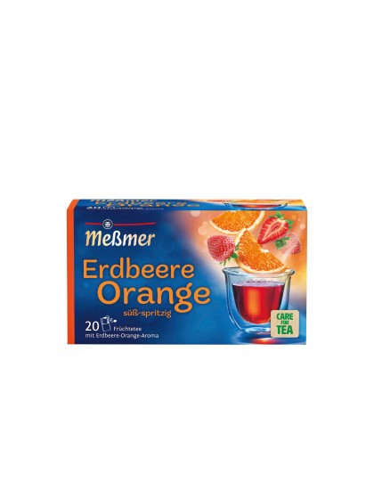Ceai Messmer capsuni portocale 45g