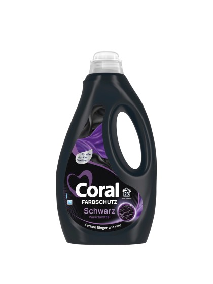 Detergent lichid Coral prot cul negre 23sp