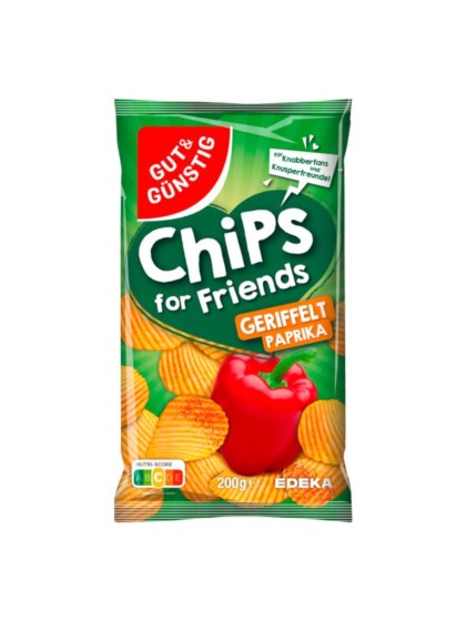GG Riffelchips Paprika 200g