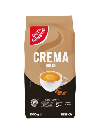 GG Crema Dolce cafea boabe 1kg