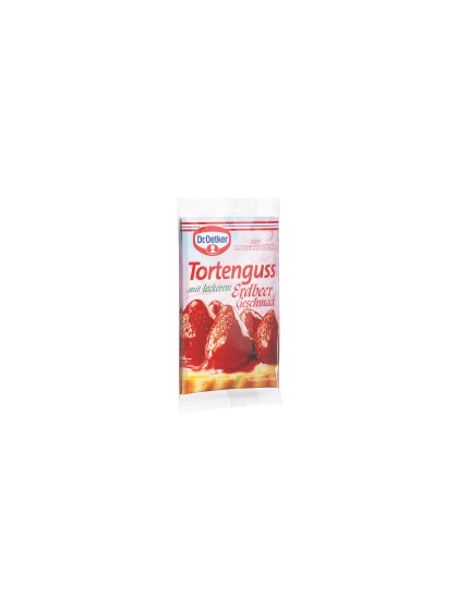 Dr Oetker gelatina rosie capsuni 3buc