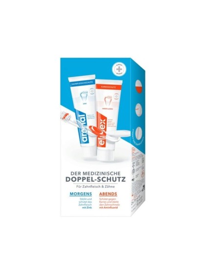 Set pasta de dinti Elmex si Aronal 2x75ml