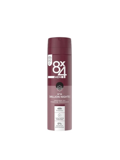 Deo spray 8x4 Men Million Nights 150ml
