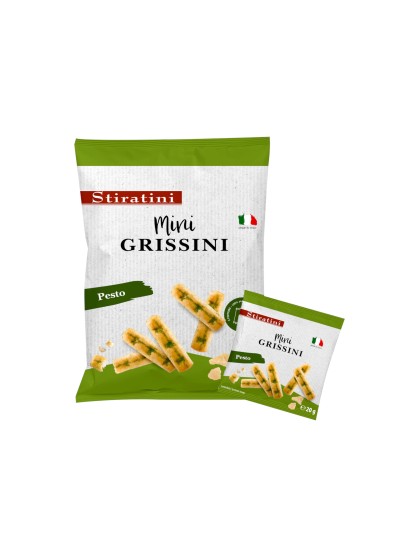 Mini Grissini cu pesto 6x20g