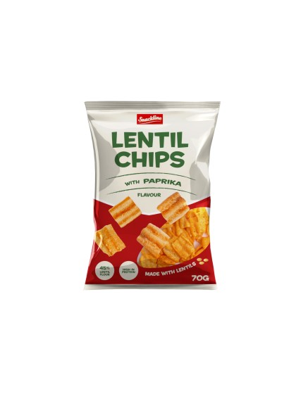 Chipsuri din linte cu paprika 70g