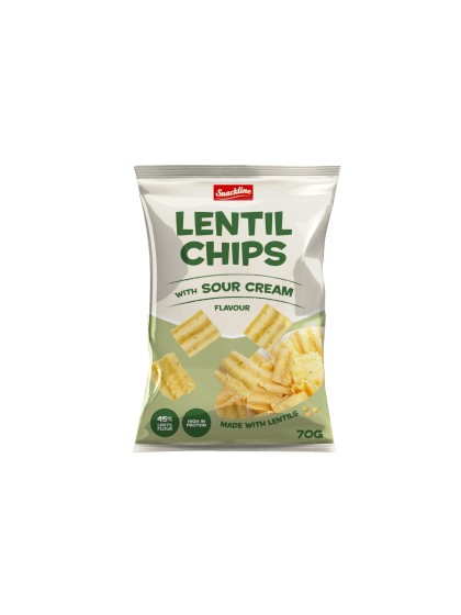 Chipsuri din linte cu smantana 70g
