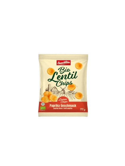 Chipsuri din linte Bio cu paprika 70g