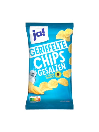 Ja Riffelchips sare 200g