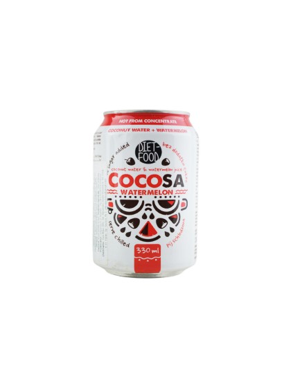 Apa de cocos naturala cu pepene rosu 330ml