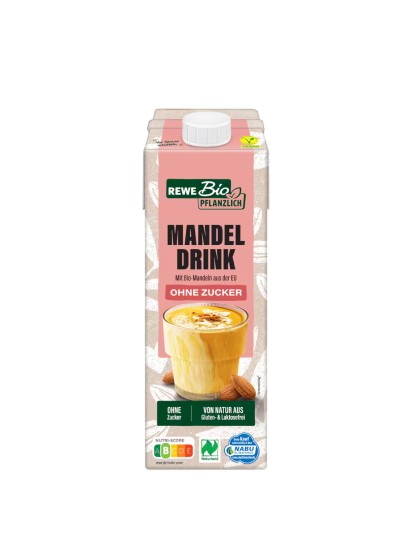 Bautura vegetala BIO Rewe migdale 1L