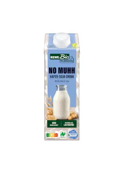 Rewe bio baut veg No Muhh ovaz soia 1l