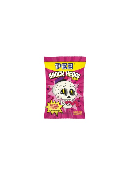 PEZ Shock Headz capsuni 25g