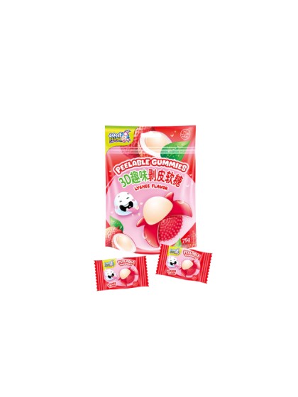 Peelable Gummies aroma Lychee 75g