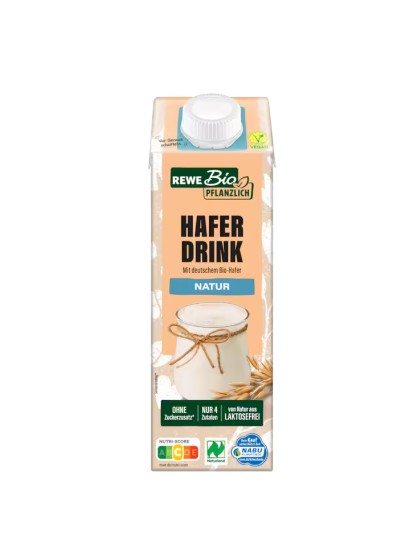 Rewe Bio bautura vegetala de ovaz natur 1l